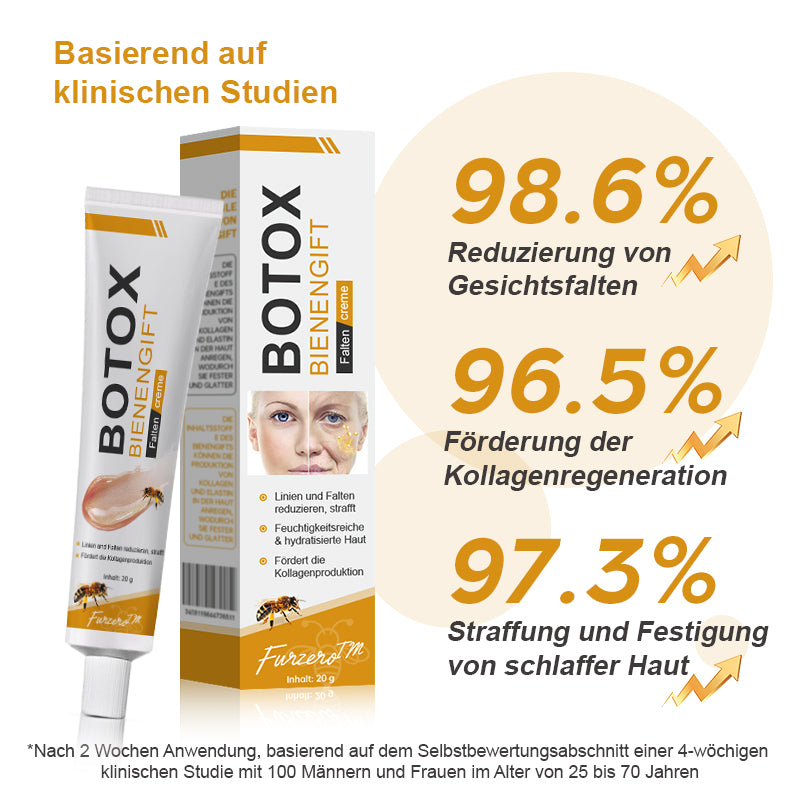 ✨🍀Jetzt jugendliche Haut zurückgewinnen ✅Furzero™ Botox Bienengift Falten- und Fleckencreme-Letzter Tag der Aktion: 70 % Rabatt
