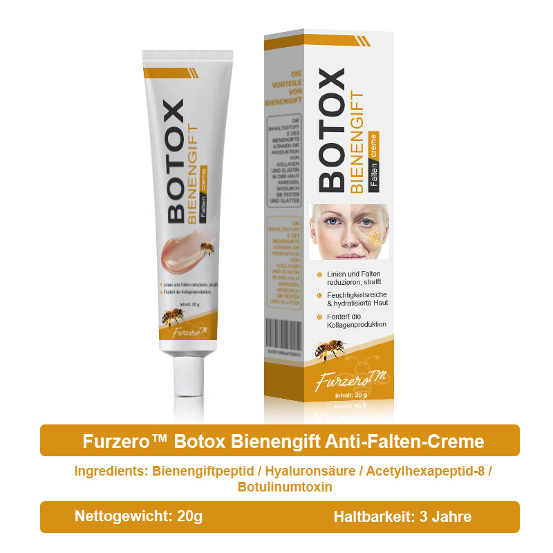 ✨🍀Jetzt jugendliche Haut zurückgewinnen ✅Furzero™ Botox Bienengift Falten- und Fleckencreme-Letzter Tag der Aktion: 70 % Rabatt