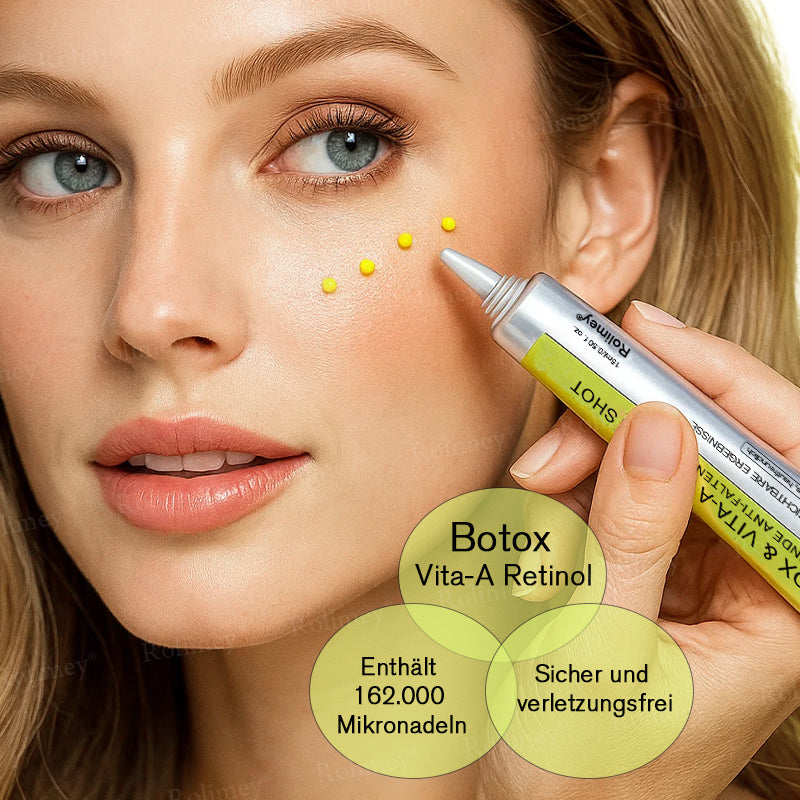 🌿👨‍⚕️Jetzt jugendliche Haut zurückgewinnen 💫Rolimey® Botox & Vita-A Retinol Shot Falten-Lift Straffungscreme