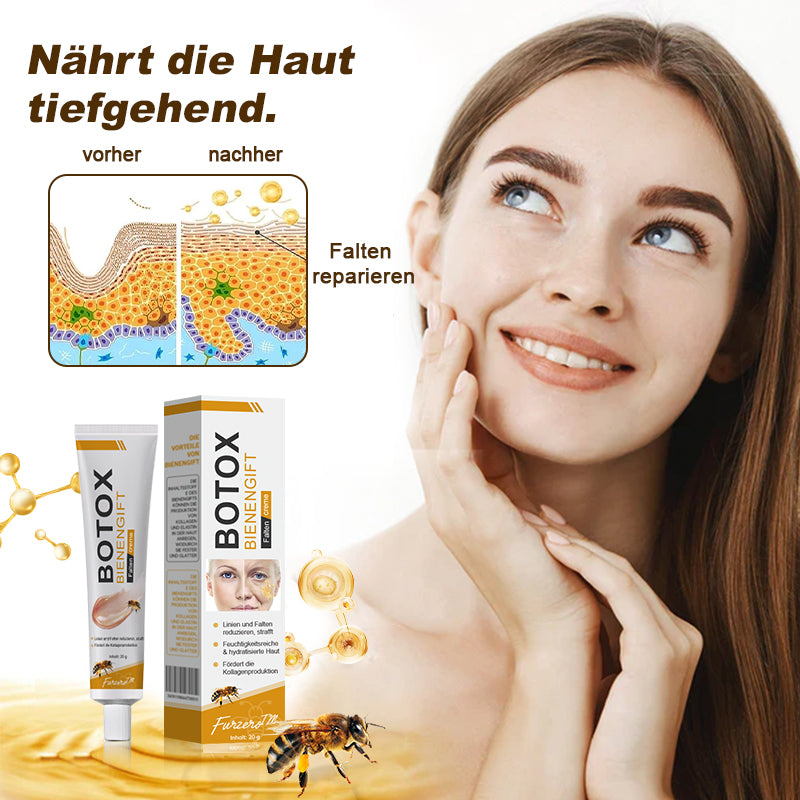 ✨🍀Jetzt jugendliche Haut zurückgewinnen ✅Furzero™ Botox Bienengift Falten- und Fleckencreme-Letzter Tag der Aktion: 70 % Rabatt