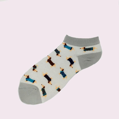 Tier Frauen Socken Bunte Nette Wurst Hund Baumwolle Cartoon Paar Dame Mädchen Frühling Sommer Socken