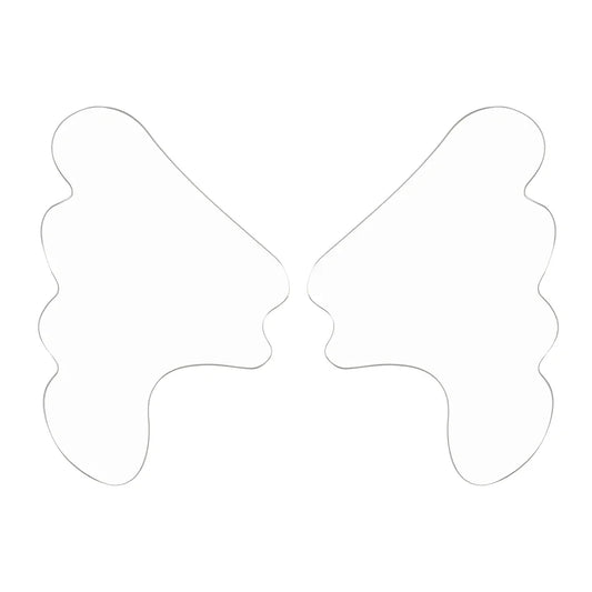 Gesichtsfaltenentferner Pad Wiederverwendbar Medizinisches Silikon Nasolabialfalten Anti-Aging Maske Verhindern Falten Haut Lifting Patches