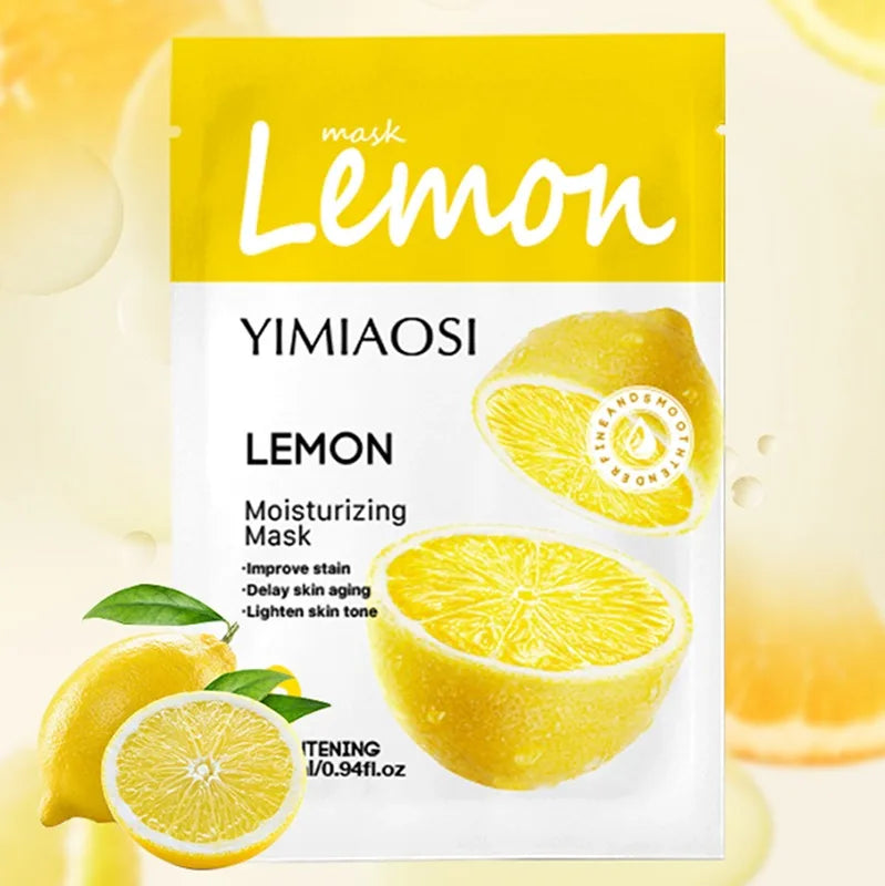 Maske mit Fruchtgeschmack, feuchtigkeitsspendendes und nährendes Hautpflegeprotein, das den Teint sanft aufhellt, Maske auf Pflanzenbasis