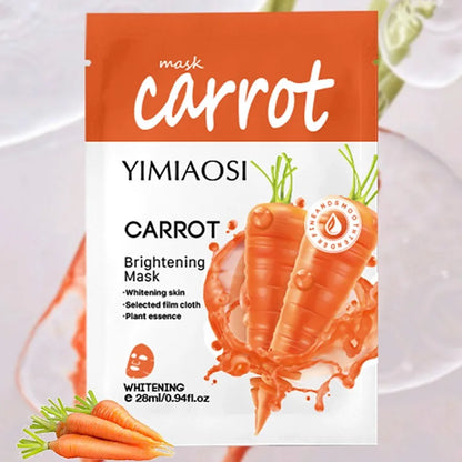 Maske mit Fruchtgeschmack, feuchtigkeitsspendendes und nährendes Hautpflegeprotein, das den Teint sanft aufhellt, Maske auf Pflanzenbasis