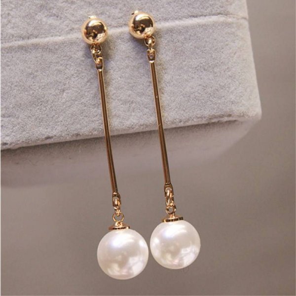 2023 New Korean Style Contracted Heart Pearl Earrings For Women Sweet Flower Zircon Geometric Stud Earring Girl Party Jewelry