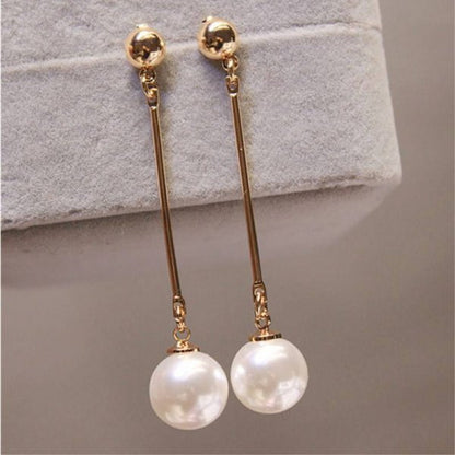 2023 New Korean Style Contracted Heart Pearl Earrings For Women Sweet Flower Zircon Geometric Stud Earring Girl Party Jewelry