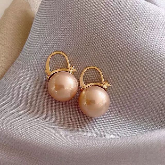 2023 New Korean Style Contracted Heart Pearl Earrings For Women Sweet Flower Zircon Geometric Stud Earring Girl Party Jewelry